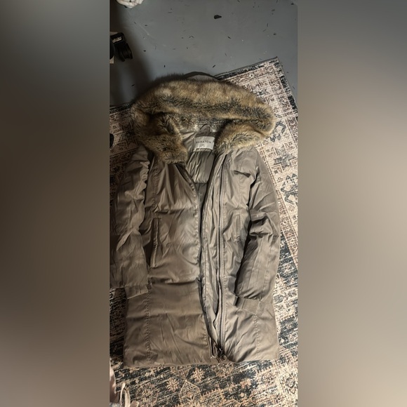 Babaton St. Moritz parka coat in the charcoal grey - Picture 4 of 10